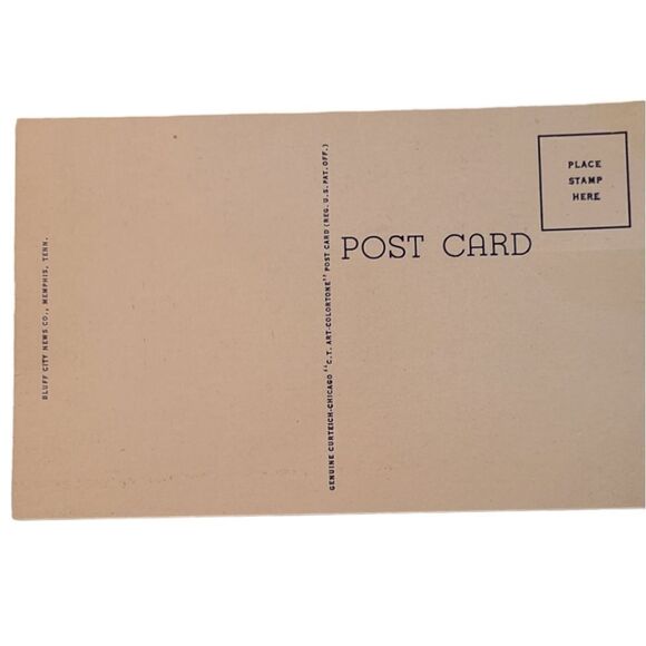 Antique Postcard of Memphis Rainbow Lake in Overton Park ca. Unknown - Picture 2 of 3